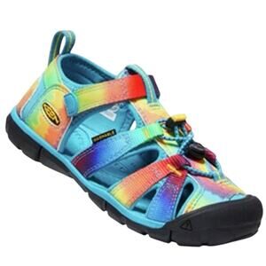 KEEN Kids Seacamp II CNX in Vivid Blue/Original Tie-Dye, little kids size 13